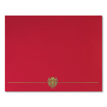 Great Papers!® Classic Crest Certificate Covers, 9.38 X 12, Red, 5-pack freeshipping - TVN Wholesale